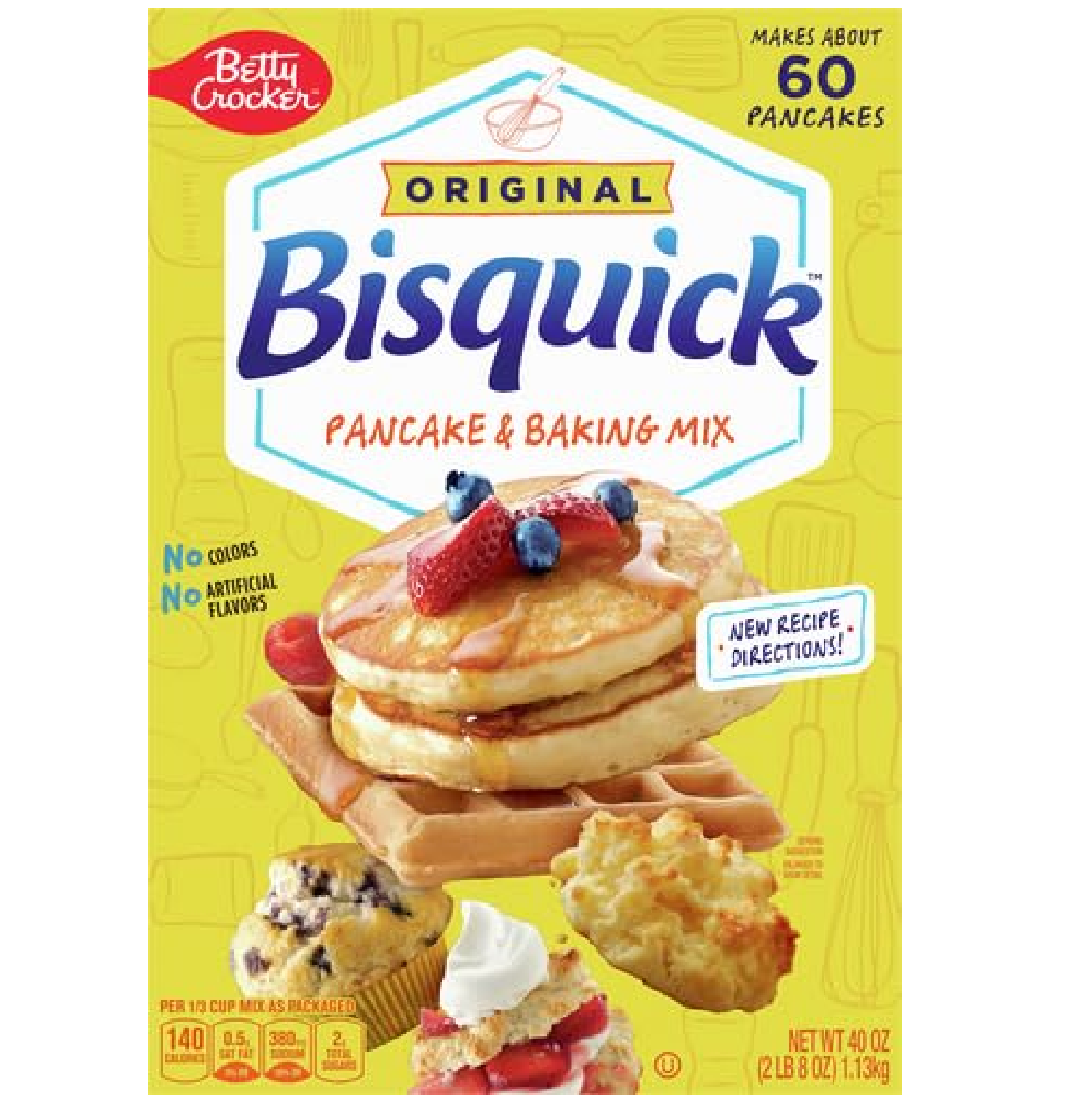 Betty Crocker Bisquick Original Pancake & Baking Mix 40 oz-main2