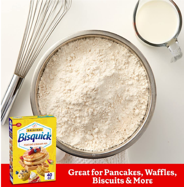 Betty Crocker Bisquick Original Pancake & Baking Mix 40 oz-back