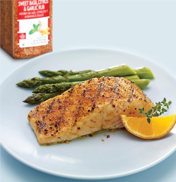 Lawry's Sweet Basil Citrus & Garlic Rub 23 oz Container of Sweet Basil Citrus Seasoning Perfect Spice Blend for Roasts Tenderloins-back 3