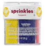 Wilton Nonpareils 6 Mix Sprinkle Assortment Baking Supplies 3/85 g Orange Kosher-main