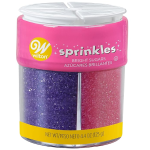 Wilton Bright Multicolored Sugar Sprinkles 4-Colors Sanding Sugar for Desserts 4.4 oz.-main