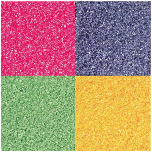 Wilton Bright Multicolored Sugar Sprinkles 4-Colors Sanding Sugar for Desserts 4.4 oz.-back2