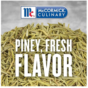 McCormick Culinary Dried Rosemary Leaves 6 Ounce Container of Dried Rosemary Herbs Perfect for Seasoning and Spices Blends for Grilling and Cooking-back 2