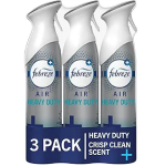 Febreze Odor-Fighting Air Freshener Heavy Duty Crisp Clean 8.8 fl oz Pack of 3-main