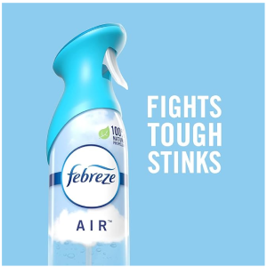 Febreze Odor-Fighting Air Freshener Heavy Duty Crisp Clean 8.8 fl oz Pack of 3-back4