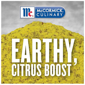 McCormick Culinary Lemon 'N Herb Seasoning 24 Ounce Container of Lemon Herb Seasoning with Citrus and Savory Flavors Best with Vegetables Seafood Sauces and More-back