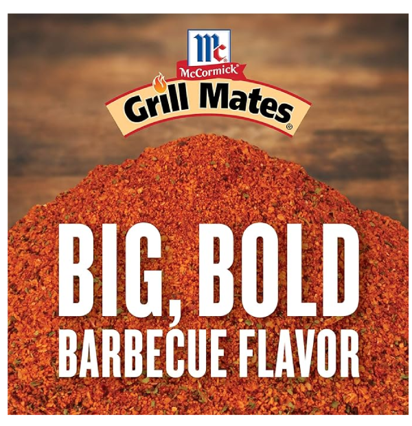 McCormick Grill Mates Barbecue Seasoning One 27 Ounce Container of Barbecue Rub Perfect for Proteins Vegetables and Fruits-back