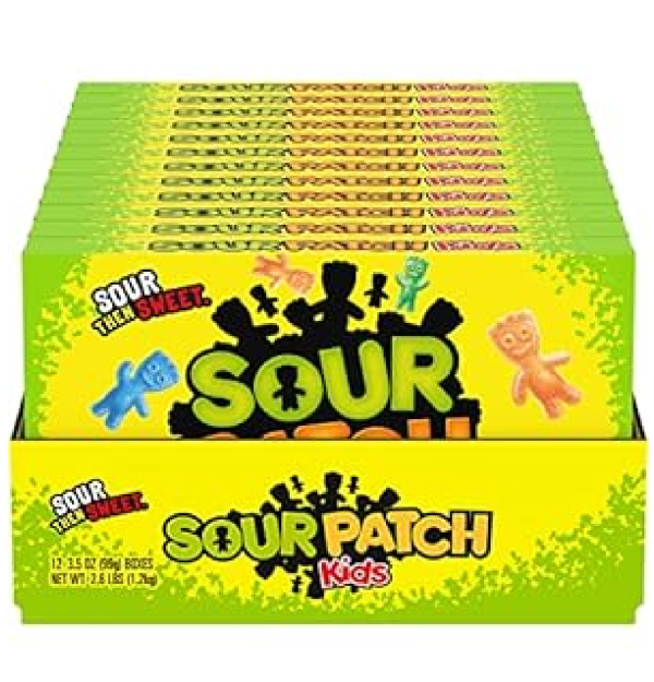 SOUR PATCH KIDS Soft & Chewy Candy 12 - 3.5 oz Boxes-main