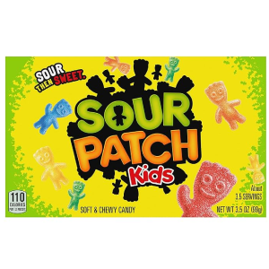 SOUR PATCH KIDS Soft & Chewy Candy 12 - 3.5 oz Boxes-back