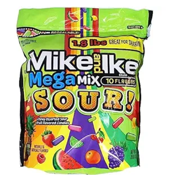 Mike and Ike Mega Mix Sour 28.8 Ounce-main