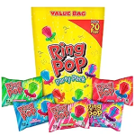 Ring Pop Individually Wrapped Bulk Lollipop Variety Party Pack 20 Count Suckers w/ Assorted Fruity Flavors Fun Candy for Kids Hard Candy for Party Favors Birthdays Celebrations & Goodie Bags-main