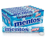 Mentos Chewy Mint Candy Roll Mint Non Melting Party 14 Count Pack of 15 Packaging May Vary-main