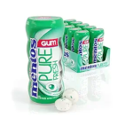 Mentos Pure Fresh Sugar-Free Chewing Gum with Xylitol Spearmint 15 Piece Bottle Bulk Pack of 10-main